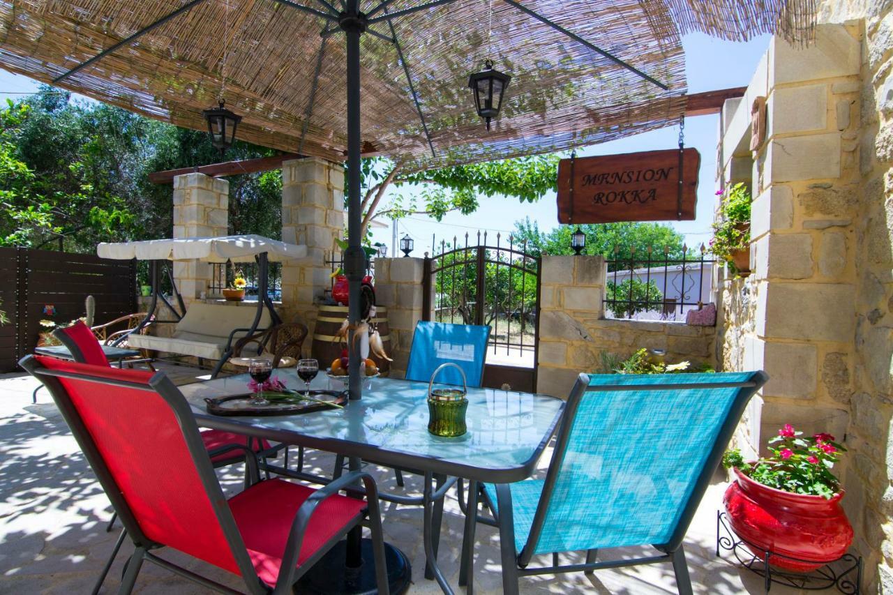 Mansion Rokka Vila Kíssamos Exterior foto